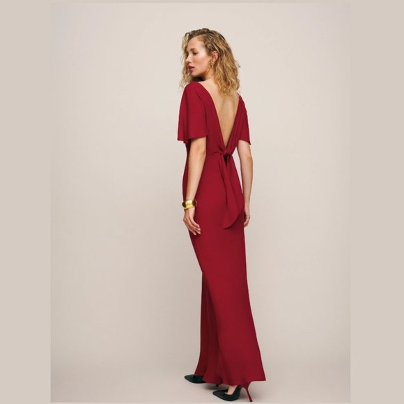 Reformation Lassie Dress in Sangre - Picture 2 of 9